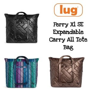 Lug Ferry XL SE Expandable Carry All Tote Bag NWT